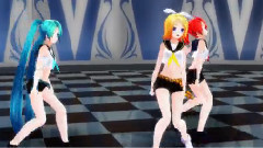 镜音双子,重音teto,初音未来 - Hurly Burly