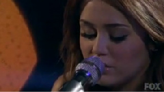 Miley Cyrus - When I Look At You American Idol