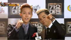 G-Dragon(BigBang),太阳(Bigbang),BigBang - SBS深夜的TV演艺 2013歌谣大战 GD&太阳Cut