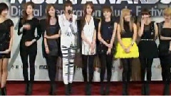 少女时代 - MBC Melon Award颁奖典礼 红地毯 少女时代 Cut