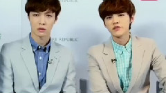 EXO-M,EXO - In HK Nature Republic 独家访问
