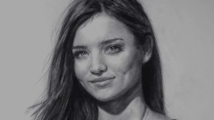 Miranda Kerr - Lovely Miranda Kerr In Charcoal Speed Drawing