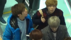 EXO - 仁川赴香港送机 饭拍版 13/01/14