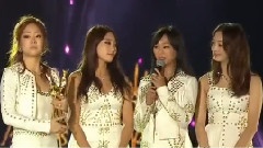 Sistar - 金唱片本赏领奖
