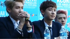 EXO,EXO-K,EXO-M - What's Up 洛杉矶 K-Con后台 EXO Cut