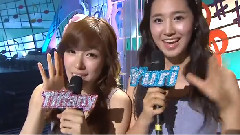 少女时代 - MBC音乐中心 Yuri & Tiffany MC Cut