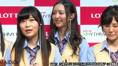 HKT48 - あっちゃんではなく,有吉さんに勝ちたい ロッテ ウェアラブルデバイス RHYTHMI KAMU 会見(1)