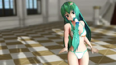 东方project - 水着の東風谷早苗ちゃんを愛でる動画