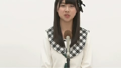 HKT48,AKB48 - 37thシングル選抜総選挙アピールコメント 若田部遥