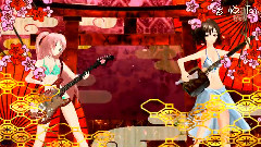 初音未来,镜音双子,巡音流歌,Nico,VOCALOID家族 - 鏡音八八花合戦