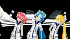 VOCALOID家族,亚北音留,初音未来,镜音双子 - リニアモーターガール