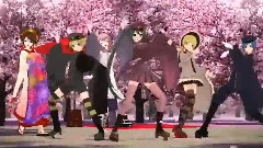 初音未来,镜音双子,巡音流歌,VOCALOID家族 - 千本樱 中日字幕