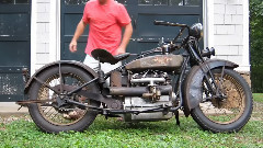 音乐短片 - Henderson luxury vintage motorcycle in 1928