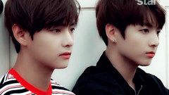V(防弹少年团),田柾国(防弹少年团),防弹少年团 - Atstar1 8月号杂志拍摄现场花絮