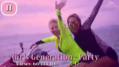 少女时代,f(x),Red Velvet,Wonder Girls,AOA - YouTube韩国女团MV点击量TOP50