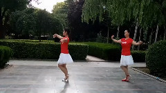 舞蹈视频 - 平陆县常乐镇铁家磨广场舞 美了你我他