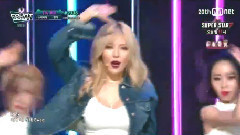 金泫雅 - 因为红 - Mnet M!Countdown现场版 15/09/10