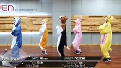 Fiestar - Mirror (Dance Practice Animal Pajama Ver.)