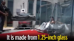 音乐短片 - 在洛杉矶联邦银行大厦外墙玻璃滑