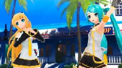 初音未来,镜音双子,VOCALOID家族 - サマーアイドル PV