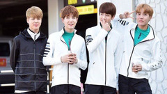 田柾国(防弹少年团),JIMIN(防弹少年团),J-HOPE(防弹少年团),SUGA(防弹少年团),防弹少年团 - 男子接力赛第一