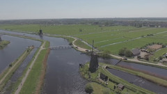 音乐短片 - 航拍荷兰大风车