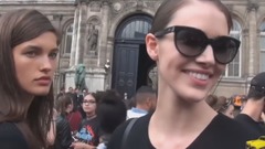 Fashion Show - Fashion Week Paris 2016-2017 Exit Lanvin