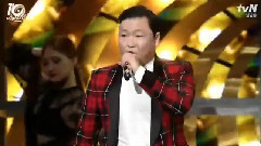 Psy - 喇叭裤 & 演艺人 - tvN10 Awards 现场版 16/10/09