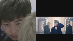 防弹少年团,Rap Monster(防弹少年团) - 金南俊 看血汗泪MV的反应