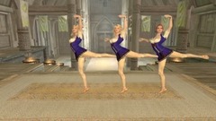 舞蹈视频,音乐短片 - Vilja's Dance Troupe Performs Ballet In Skyrim
