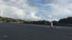 音乐短片 - Teenage stunt driver slides around and flips bottle