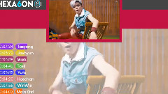 NCT,NCT 127 - FireTruckScreenTimeDistribution(ColorCoded)