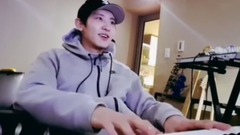 Chen(EXO),边伯贤(EXO),朴灿烈(EXO),XIUMIN(EXO) - 灿烈观看CBX小分队预告的反应