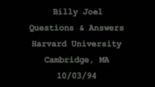 比利·乔 - Q&A: Where Did You Grow Up? (Harvard 1994)