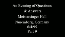 比利·乔 - Q&A: Compare America And Europe? (Nuremberg 1995)