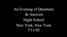 比利·乔 - Q&A: