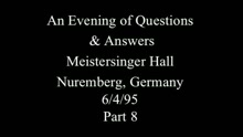 比利·乔 - Q&A: Is Getting Older A Problem? (Nuremberg 1995)