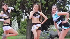 舞蹈视频 - 制服女团舞力全开 模仿翻跳少女时代,兔瓦斯,AOA名曲