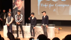 都暻秀(EXO),朴灿烈(EXO),吴世勋(EXO),SUHO(EXO) - HAT'S ON FAN SIGN MENT