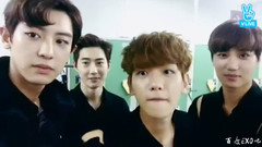 EXO,边伯贤(EXO),朴灿烈(EXO),SUHO(EXO),KAI(EXO) - V APP享受中秋 中文字幕