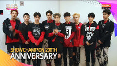 EXO,张艺兴(EXO),都暻秀(EXO),XIUMIN(EXO),吴世勋(EXO) - MBC Show Champion 200期祝贺采访影像