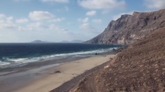 音乐短片 - 西班牙兰萨罗特岛的风景