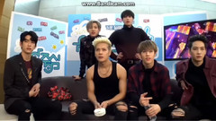 BamBam(GOT7),王嘉尔(GOT7),GOT7,段宜恩(GOT7),JB(GOT7) - 成员观看音乐中心Hard Carry舞台表演反应