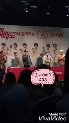 EXO - 161120 Pepero 签售 - Talk