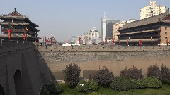 音乐短片 - 西安中国城城墙和大雁塔