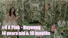 4minute,Kara,f(x),Apink,April(韩国) - 韩国女团成员出道最小年龄排行榜Top36