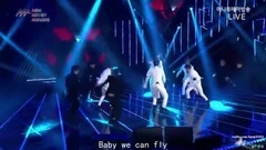 B.A.P - Skydive 中字 2016 Asia Artist Awards 161116(@韩流PC应援站)