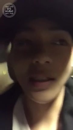 防弹少年团 - -windbell-中字[V LIVE] BTS 161119 V (To A.R.M.Y)