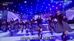 AKB48,乃木坂46,欅坂46 - 二人セゾン @ Music Station 161202