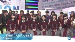 AKB48,乃木坂46,欅坂46 - 二人セゾン LIVE+Talk @ Music Station 161202